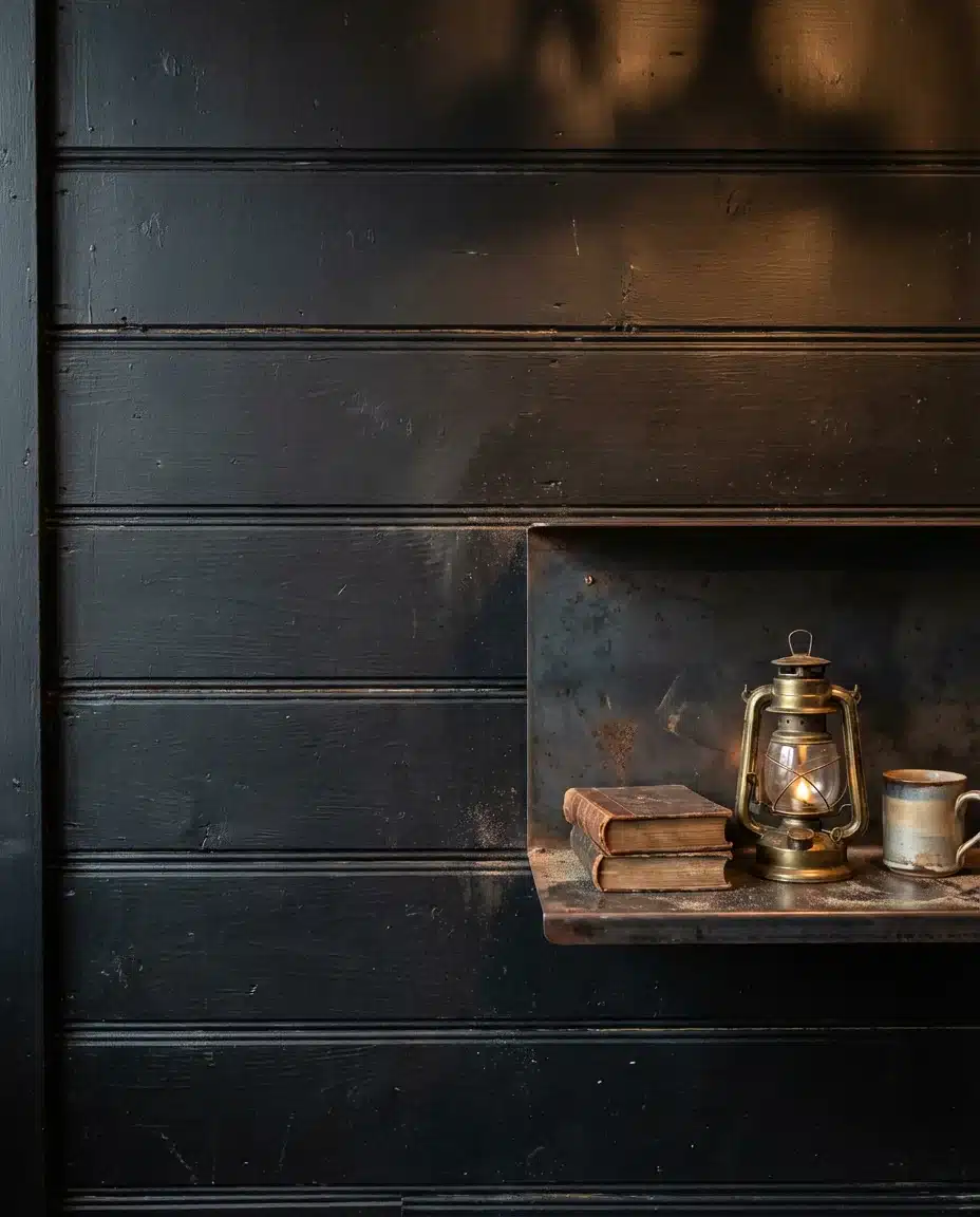 Black Shiplap With Industrial Accents 2