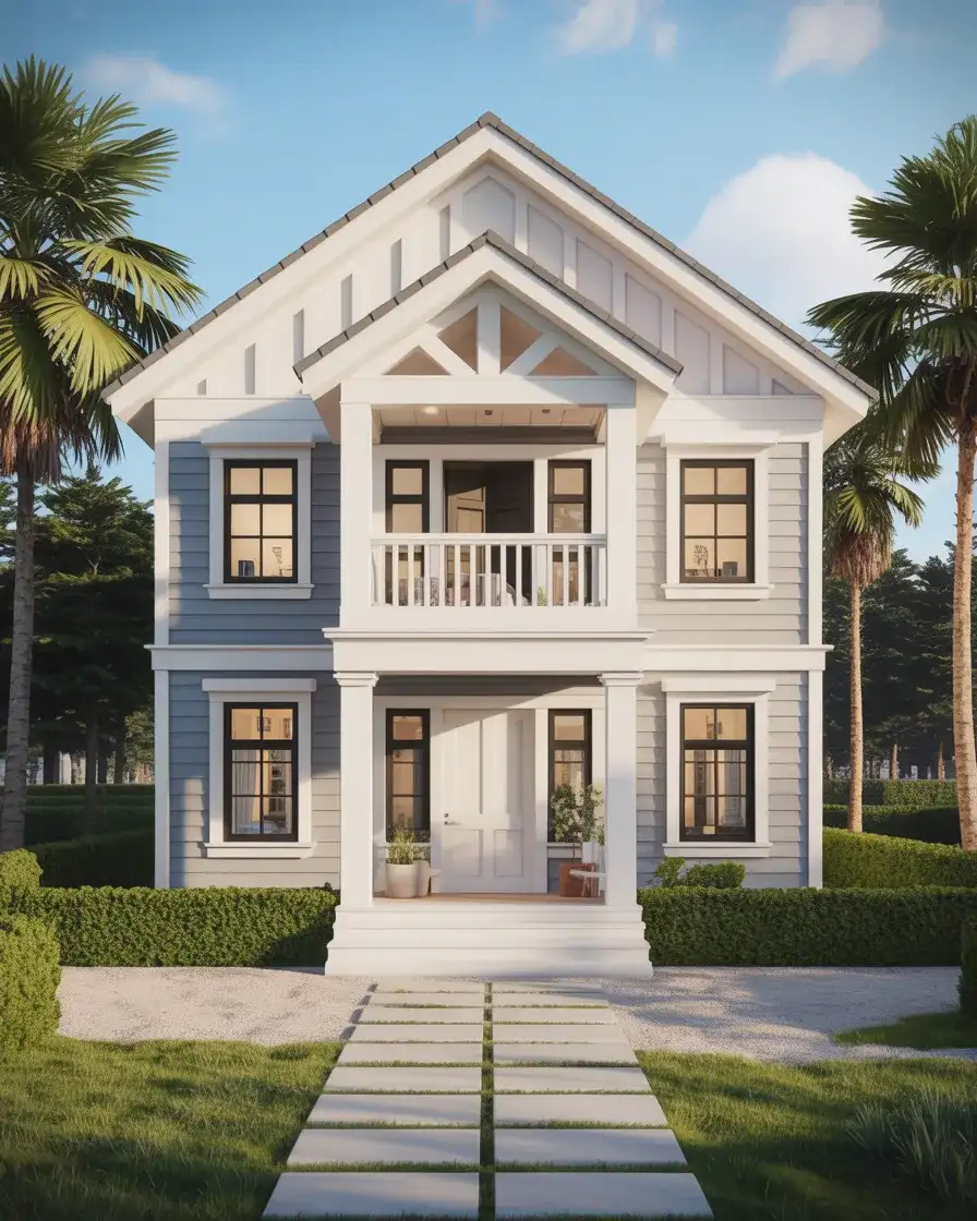 Bloxburg-Inspired Beach House Layout 2