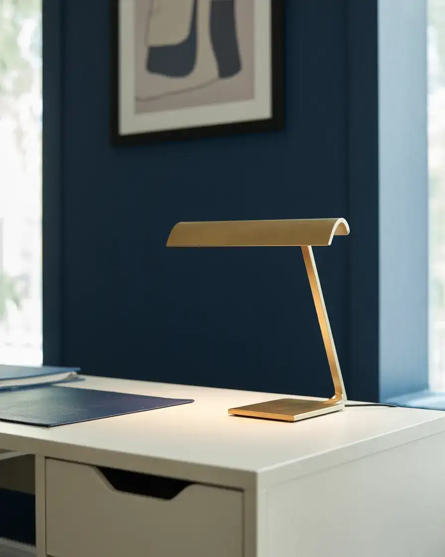 Bold Accent Wall Behind Desk 2