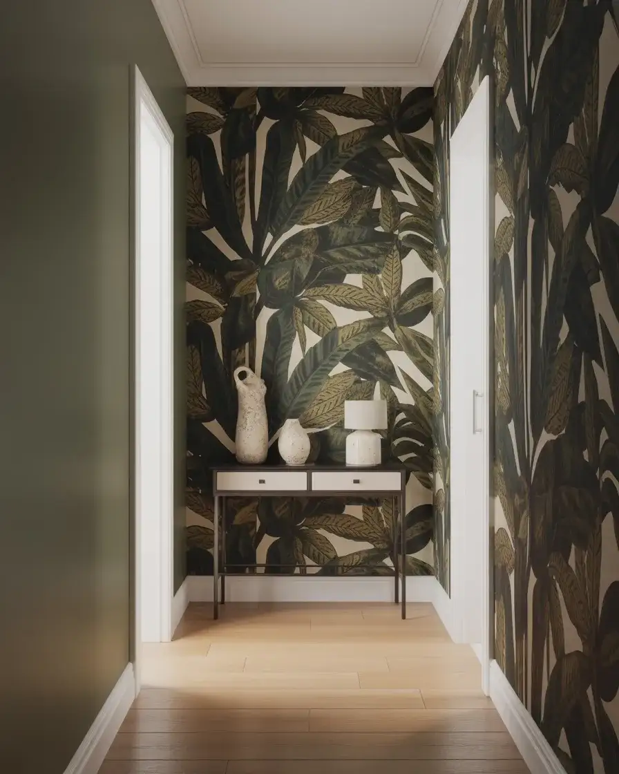 Bold Graphic Wallpaper Accent Wall 1