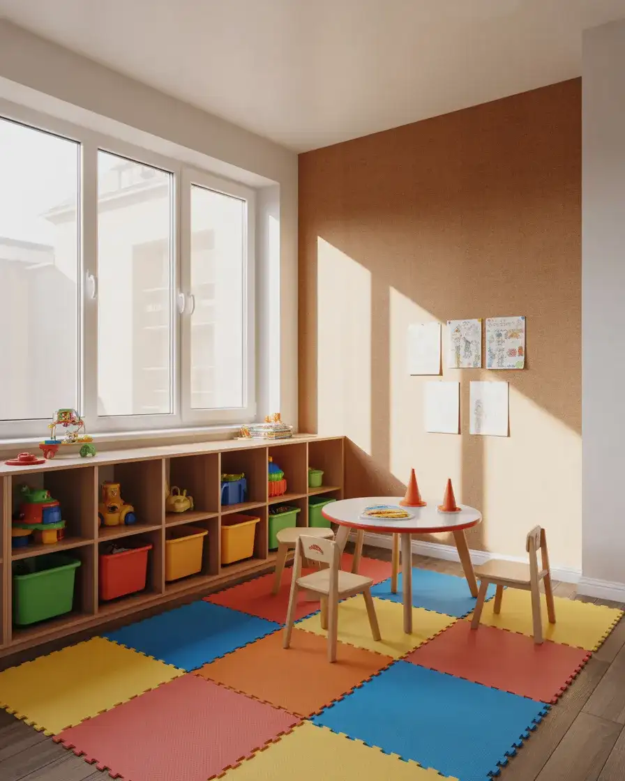 Bright and Bold Playroom Corner 2