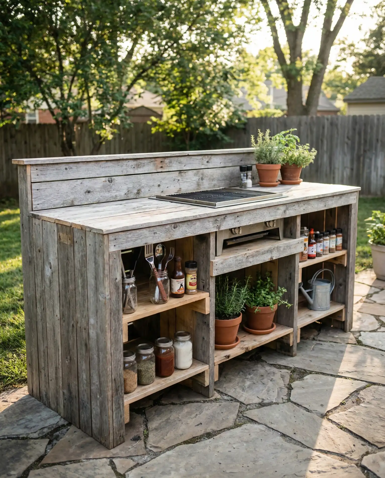 Budget-Friendly Pallet Wood Station 2
