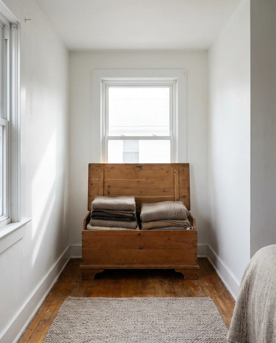 Built-In Storage Bench at the Foot of the Bed 2