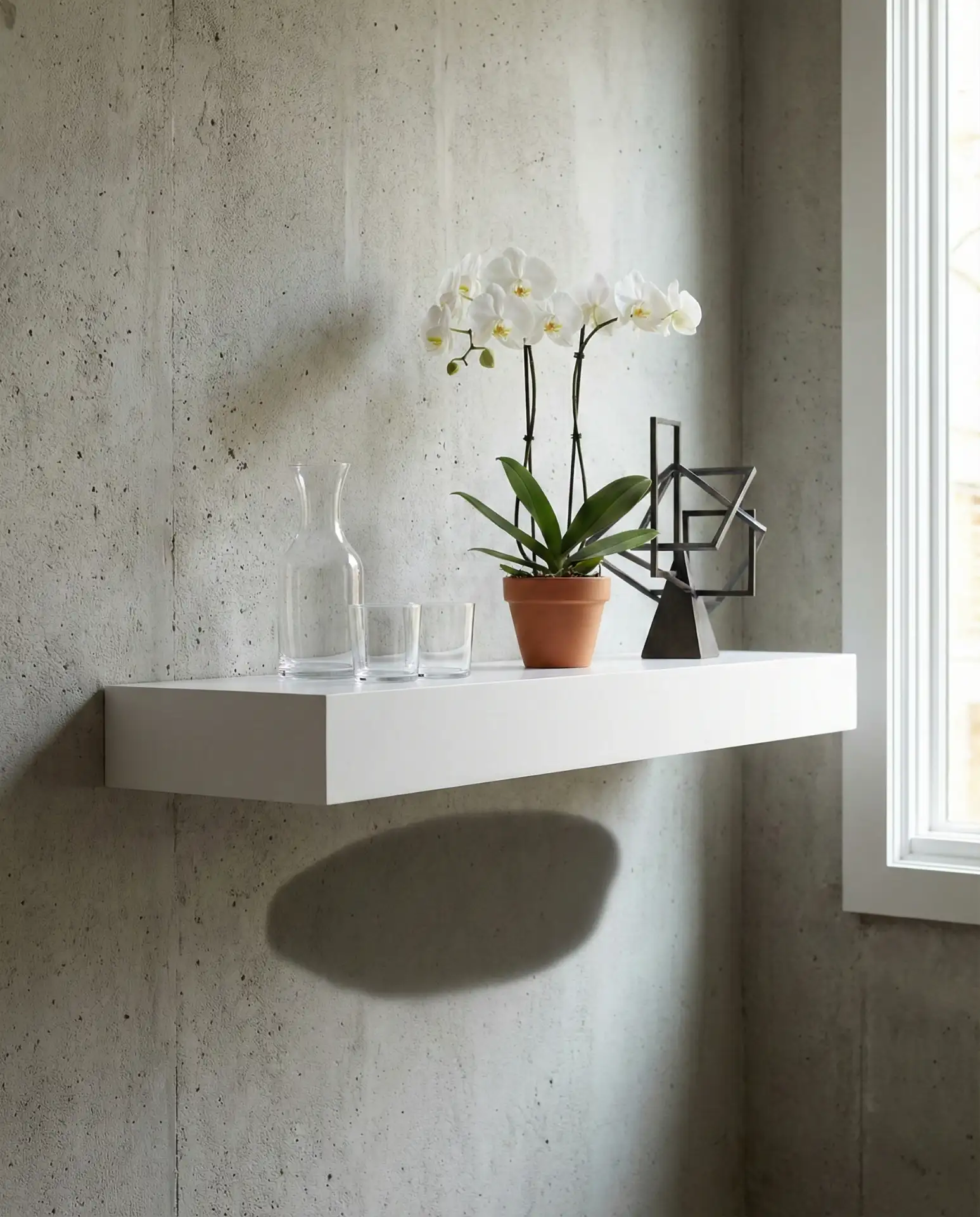 Cantilever Shelves for a Floating Effect 1