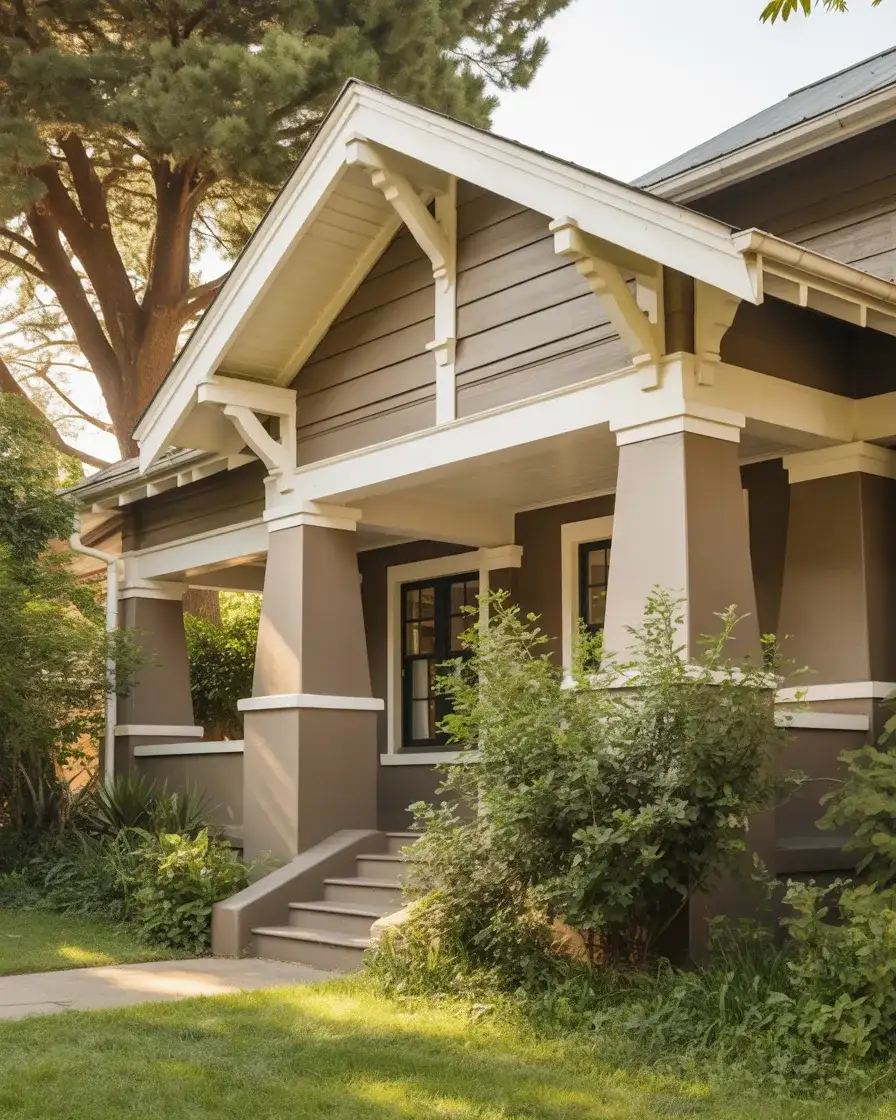 Classic White with Black Doors and Windows 2
