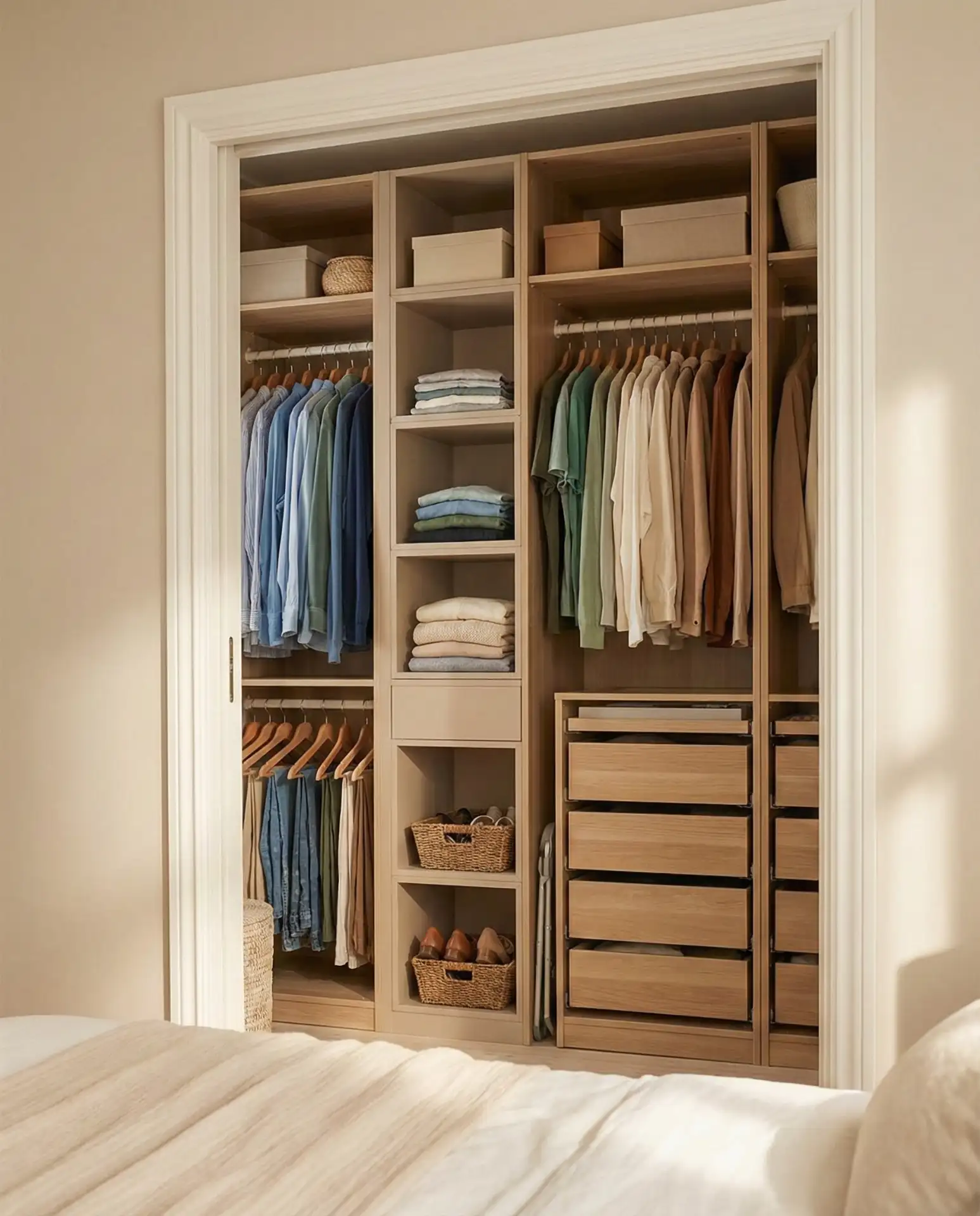 Closet Organizer Systems for Clothes Wardrobes 1