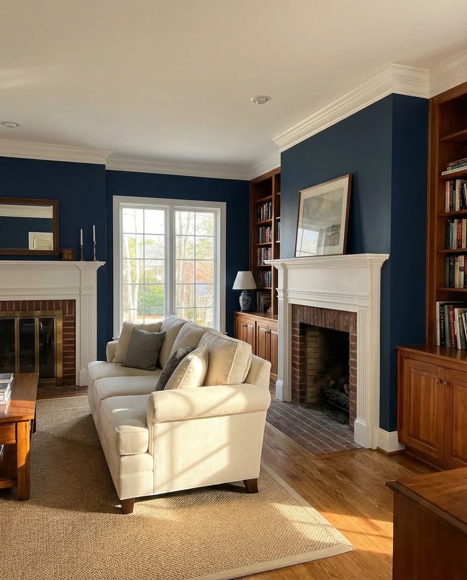 Colorful Indoor Paint with White Trim 1