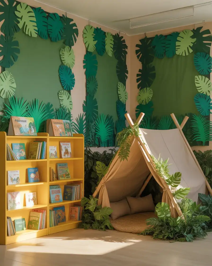 Colorful Jungle Safari Classroom 1