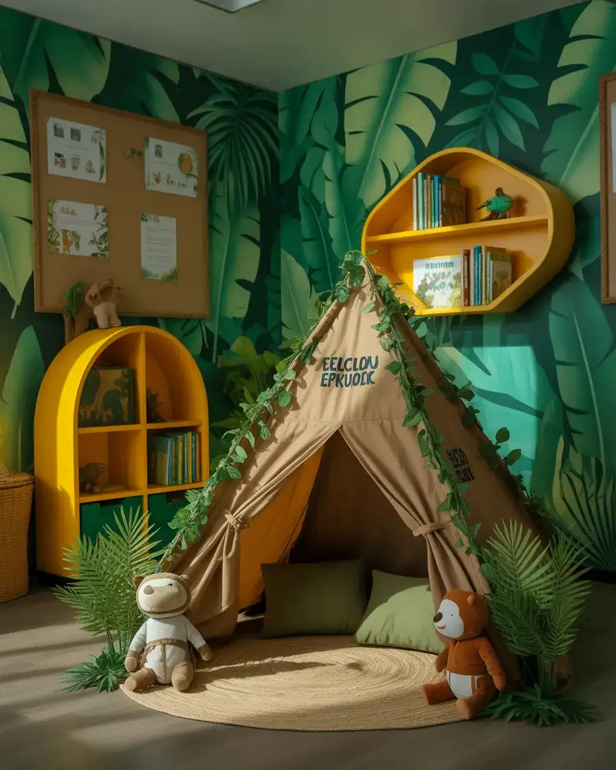 Colorful Jungle Safari Classroom 2