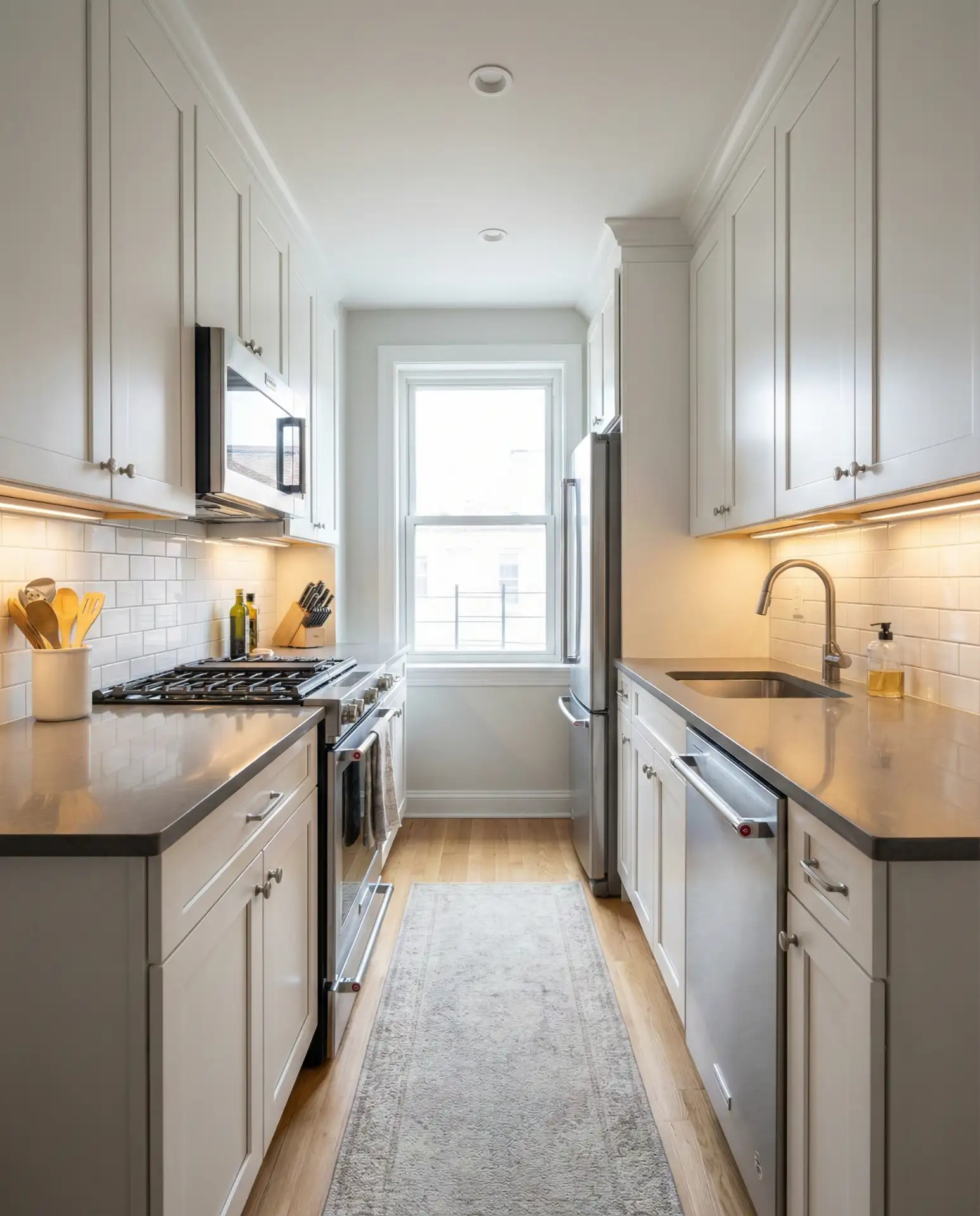 Compact Galley Kitchen Optimization 1