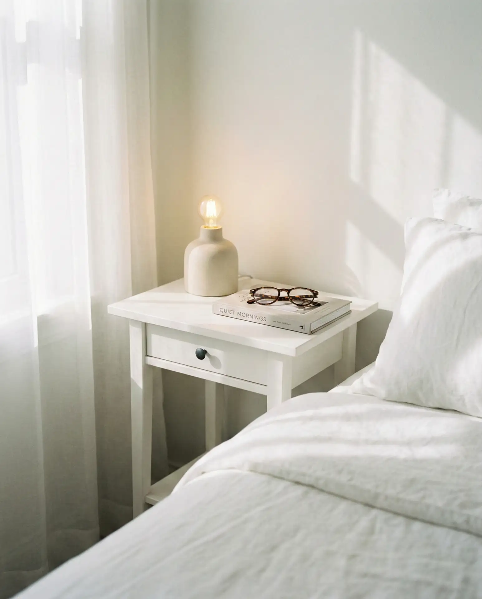 Compact Nightstands with Storage 2