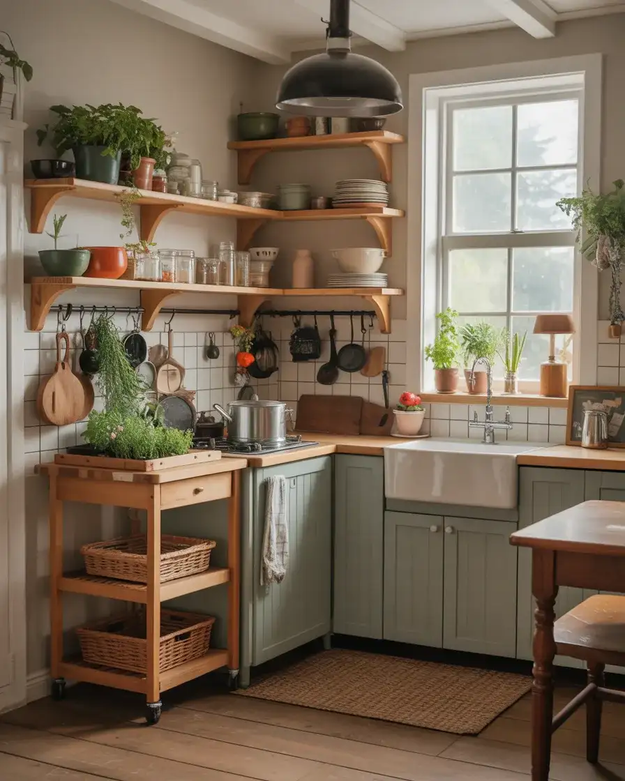 Cottage Core Kitchen Ideas for Small Spaces 2