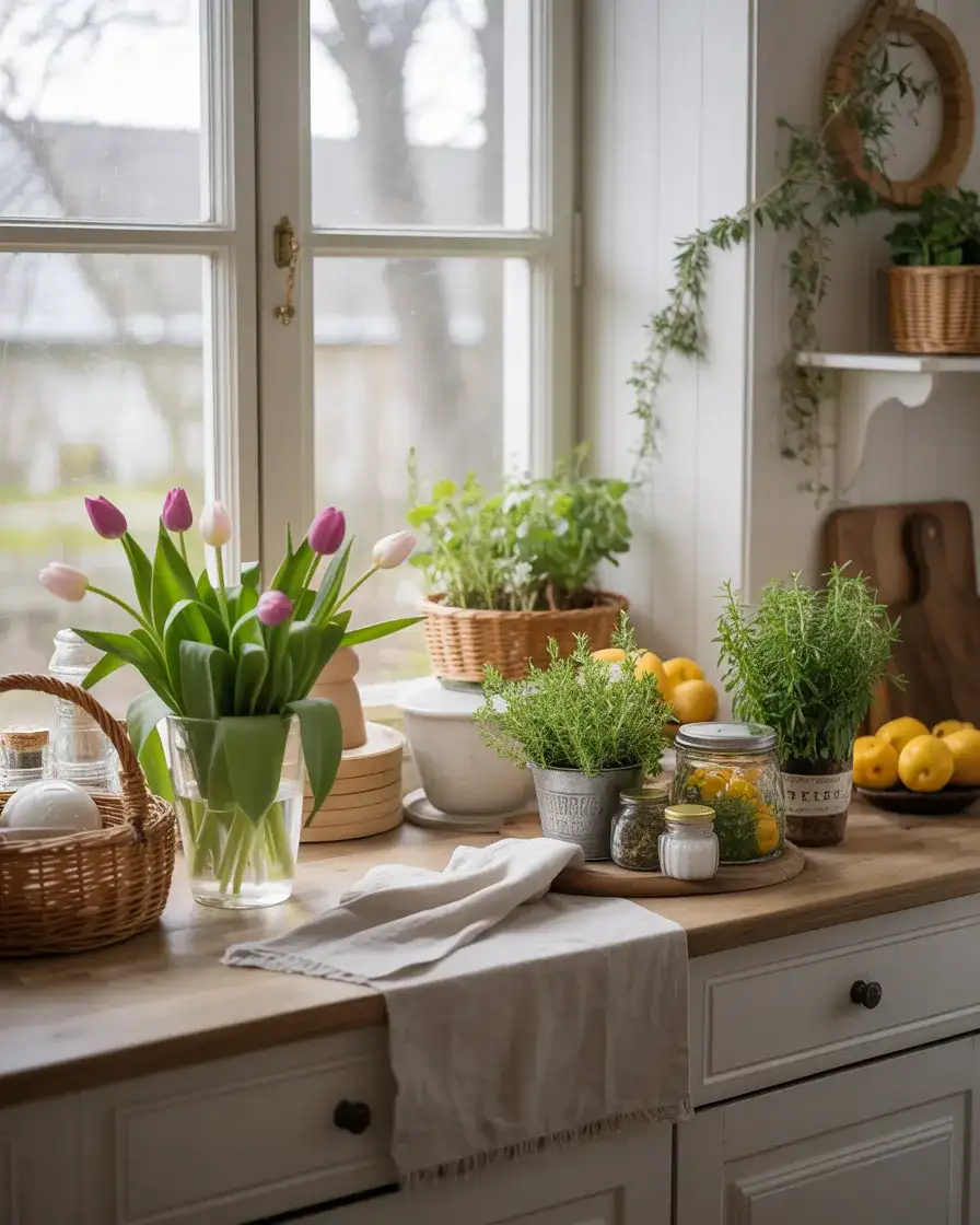 Cottage Core Kitchen with Seasonal Inspiration 1