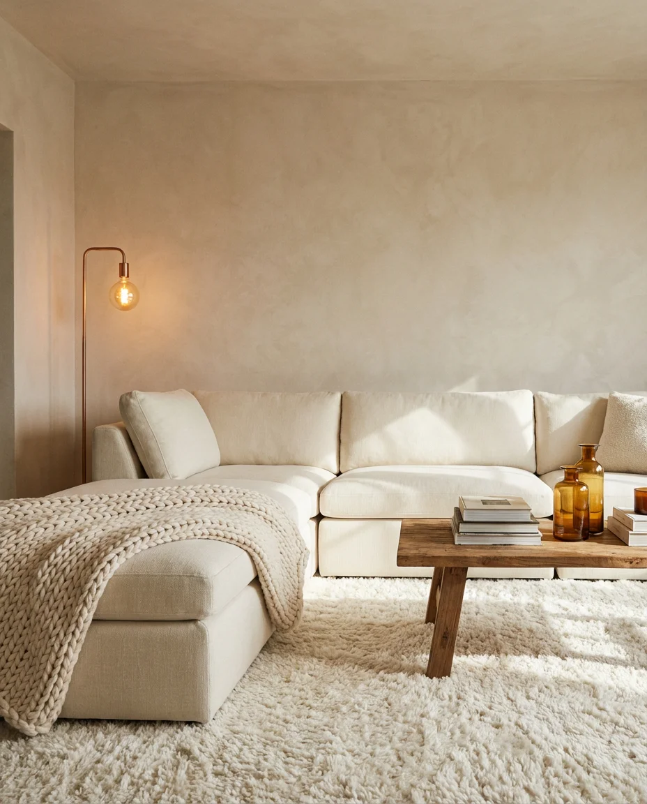Cozy Neutral Living Room With Warm Textures 1