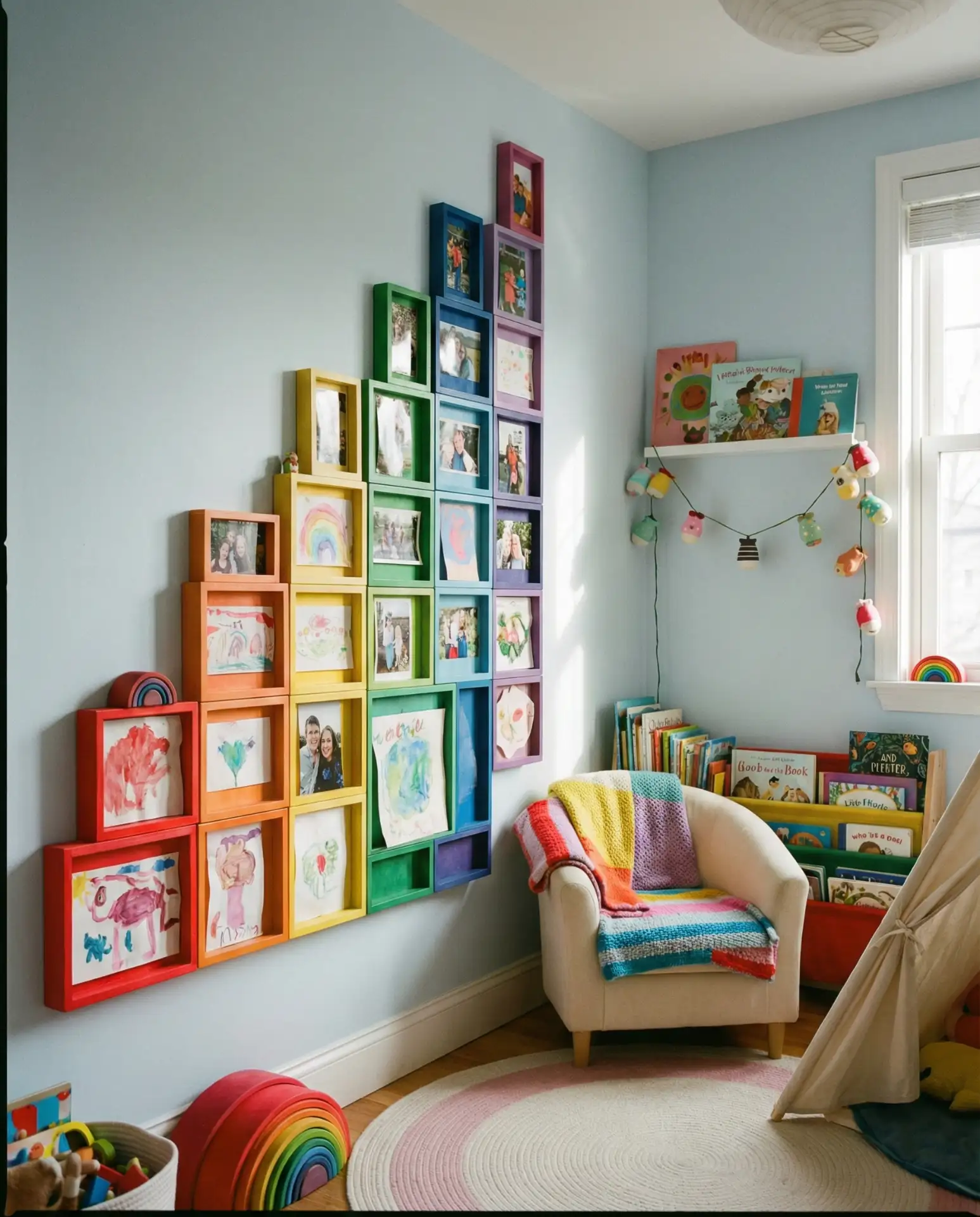 Cute Kids' Room Growth Wall 2