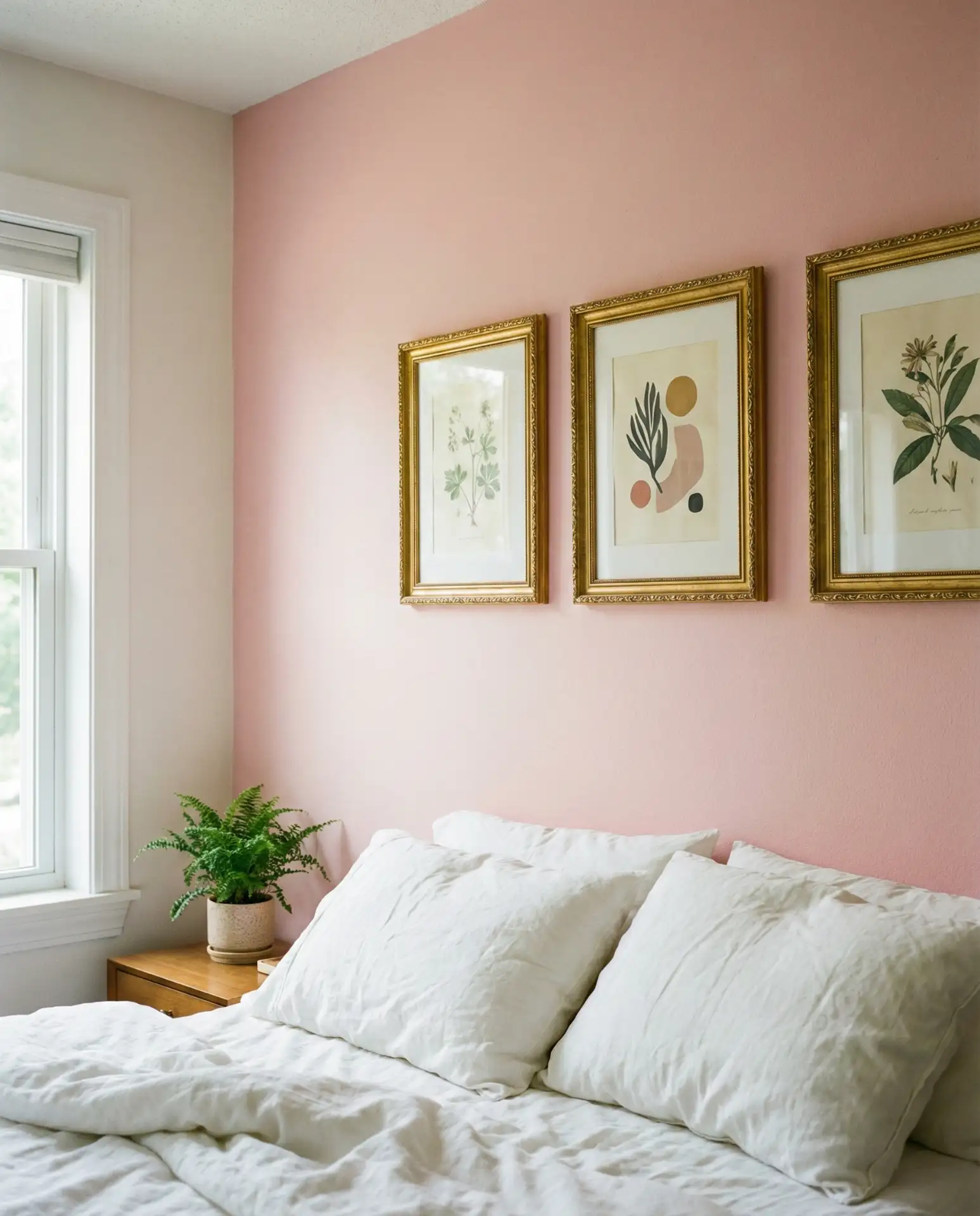 Cute Pink Gallery Wall for Teen Bedroom 2