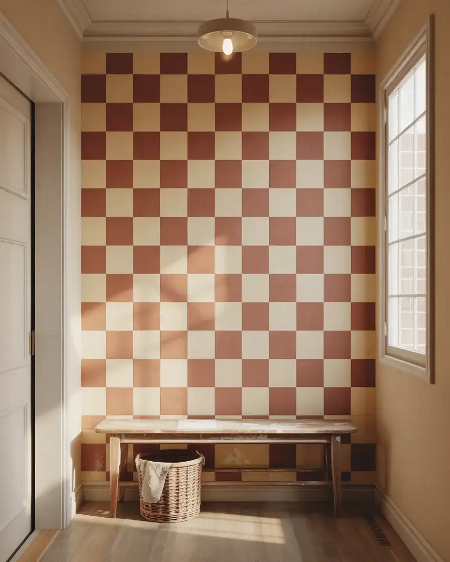 DIY Painted Mural or Wall Pattern 1