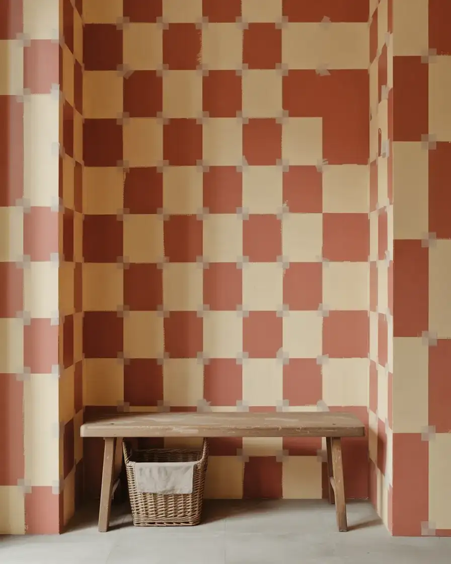 DIY Painted Mural or Wall Pattern 2