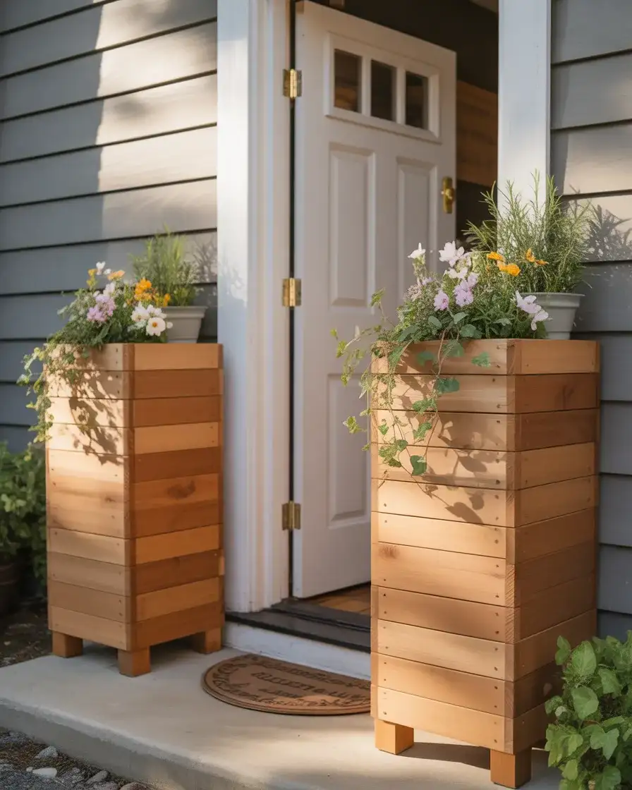 DIY Porch Planter Box Projects 2
