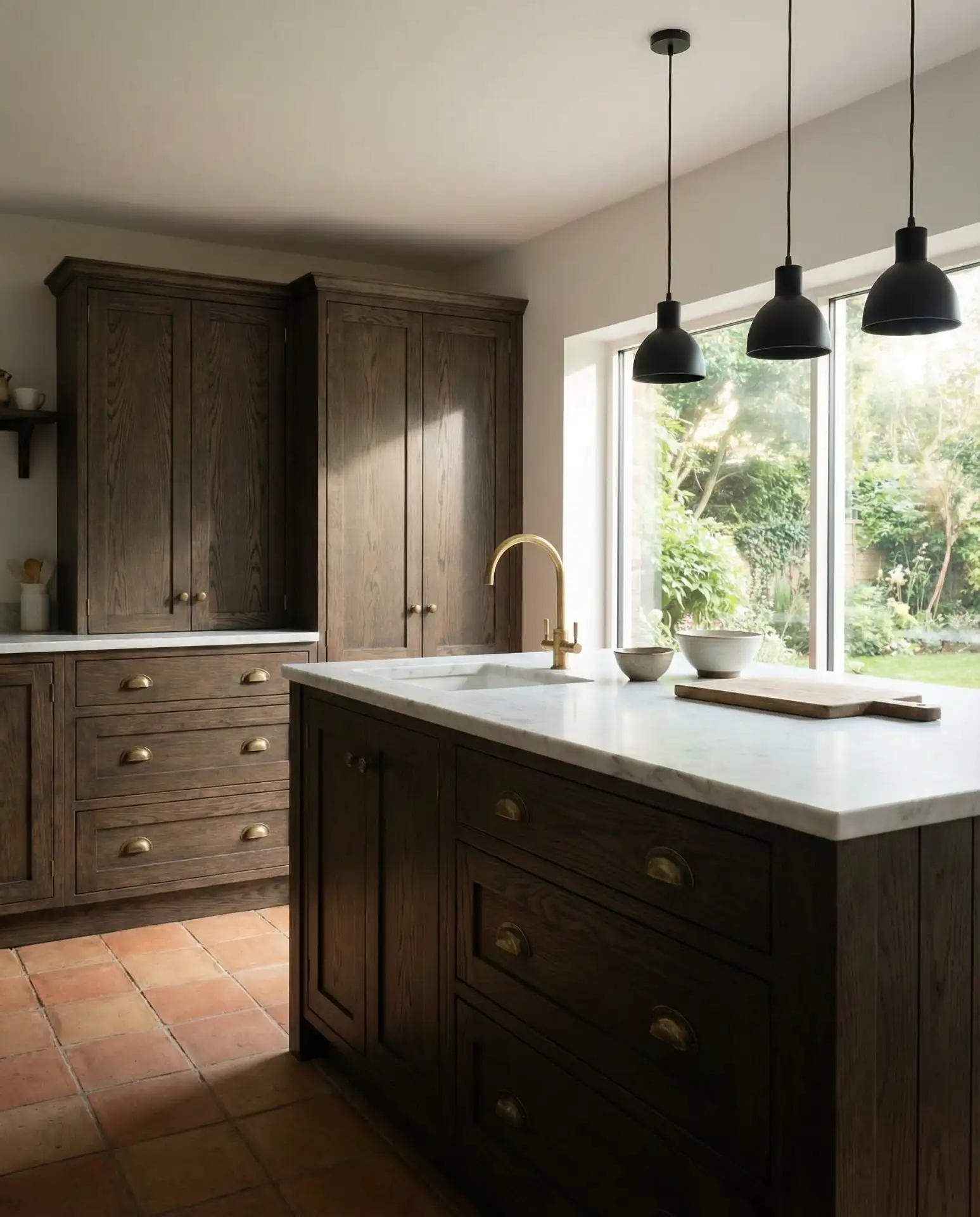 Dark Stained Oak for Moody Elegance 1