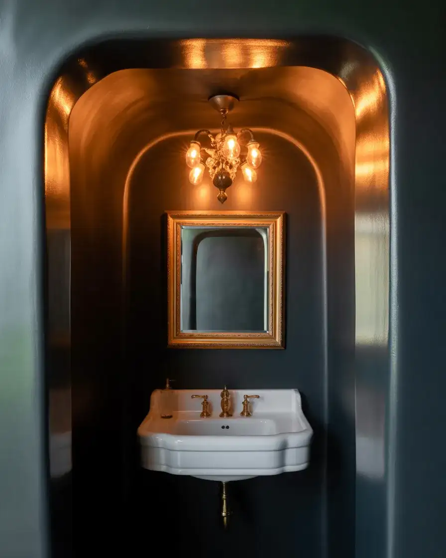 Dark and Dramatic Ceiling Treatment 1