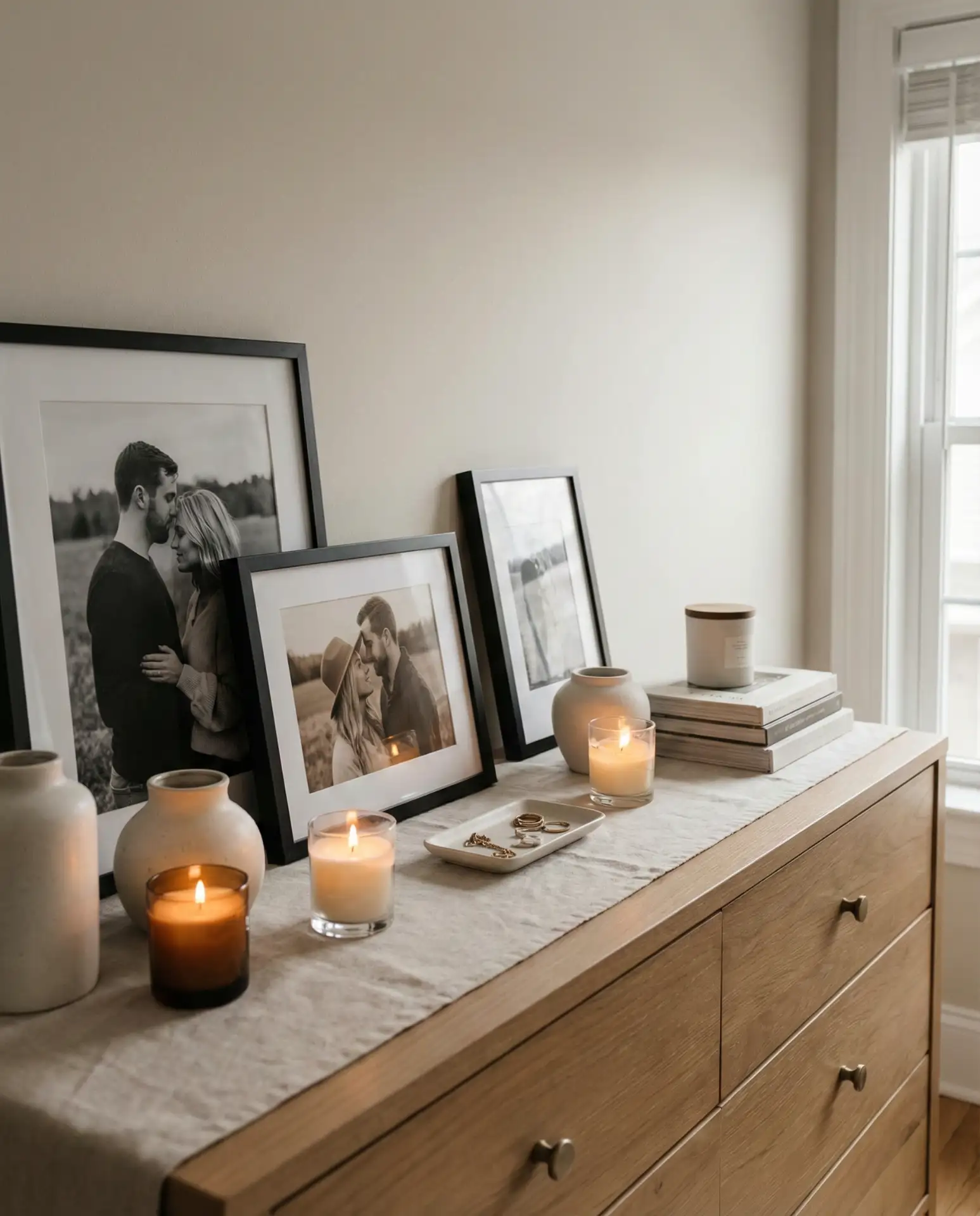 Decor with Personal Photos and Art 1