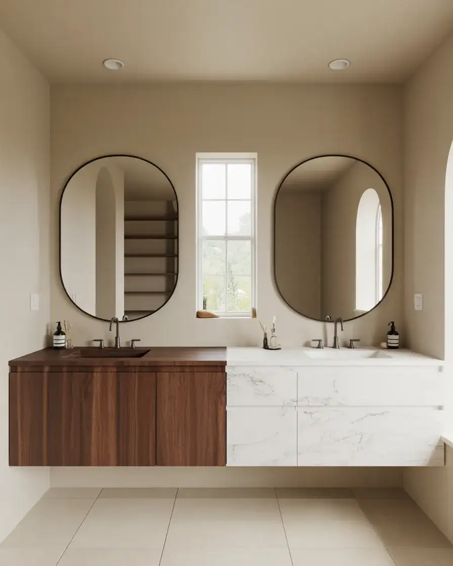 Double Vanity Ideas for Shared Bathrooms 2
