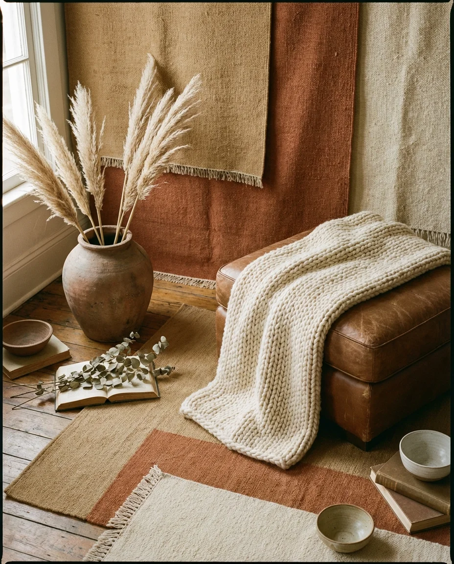 Earth Tone Layers with Woven Textures 2