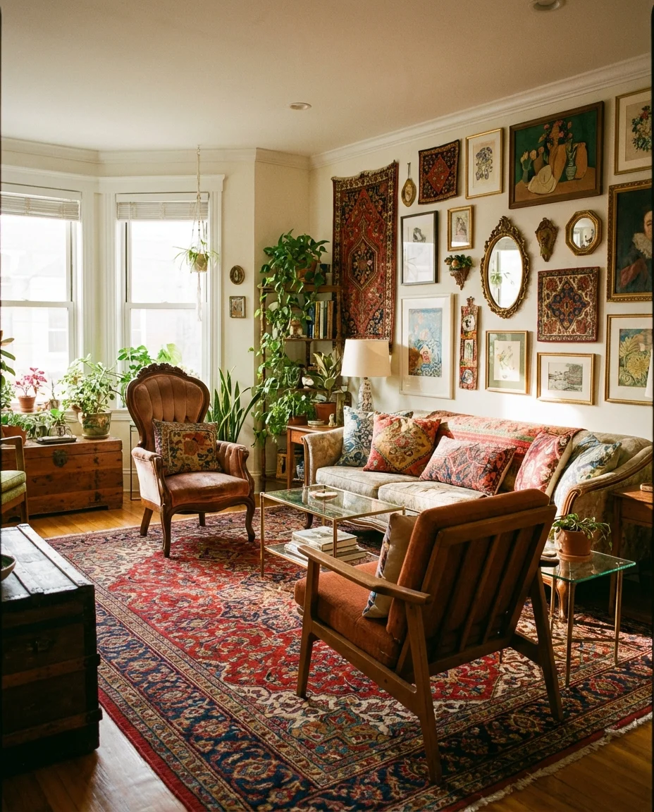 Eclectic Mix of Patterns and Colors 1