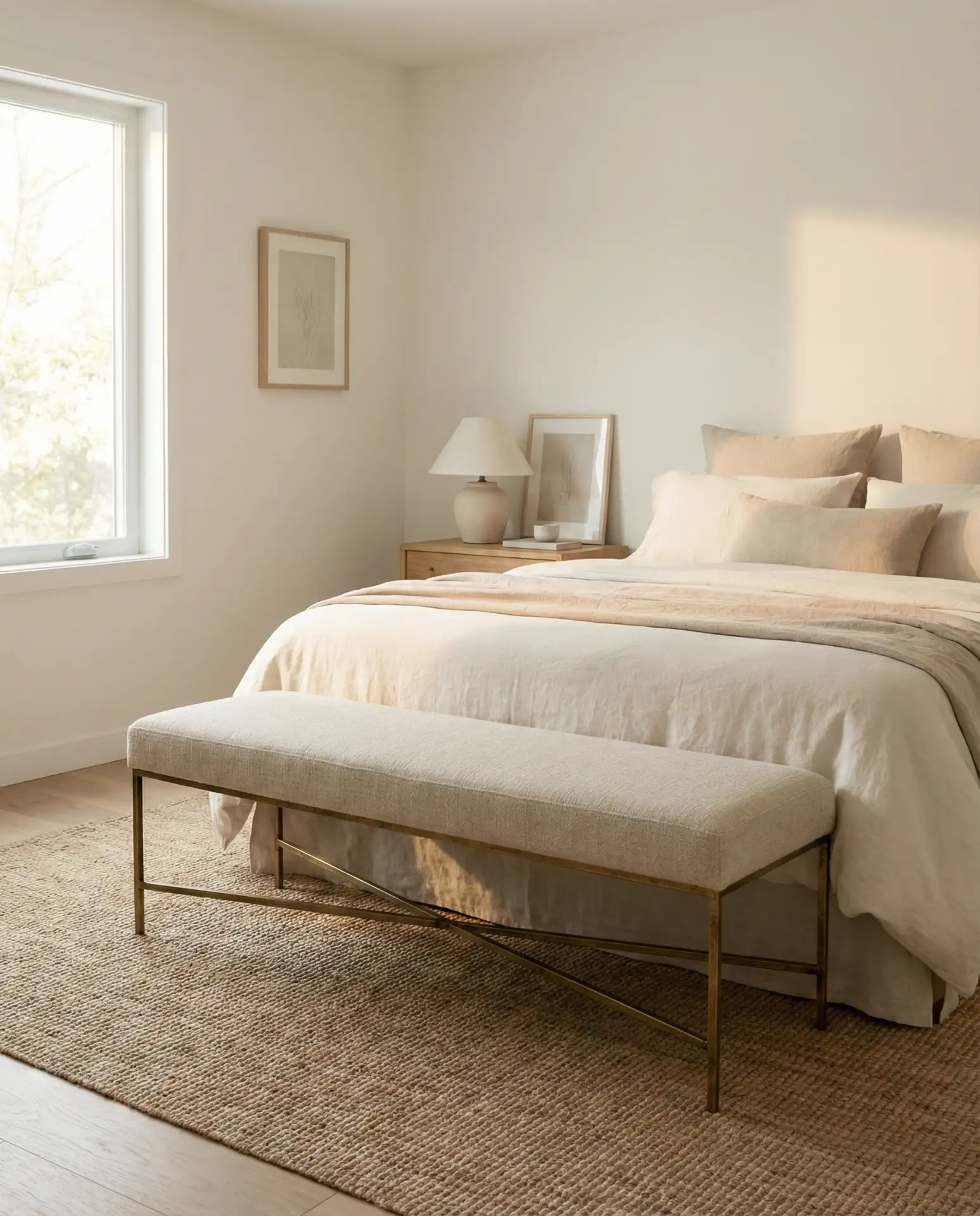 Elegant Upholstered Bench Seating 1