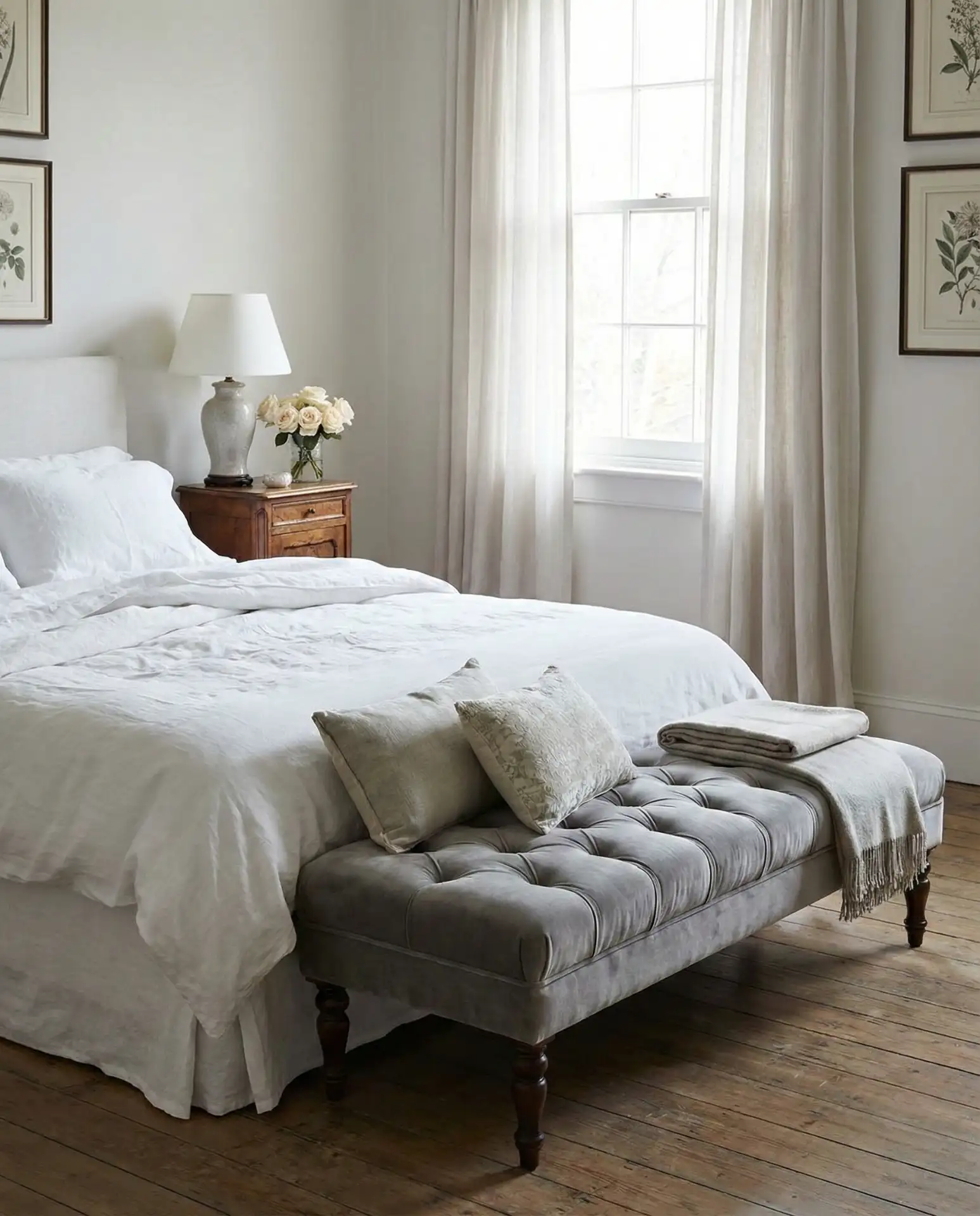 Elegant Upholstered Bench Seating 2