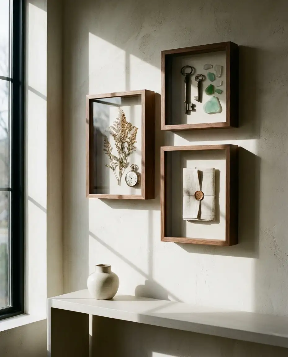 Floating Frame Shadow Box Display 1