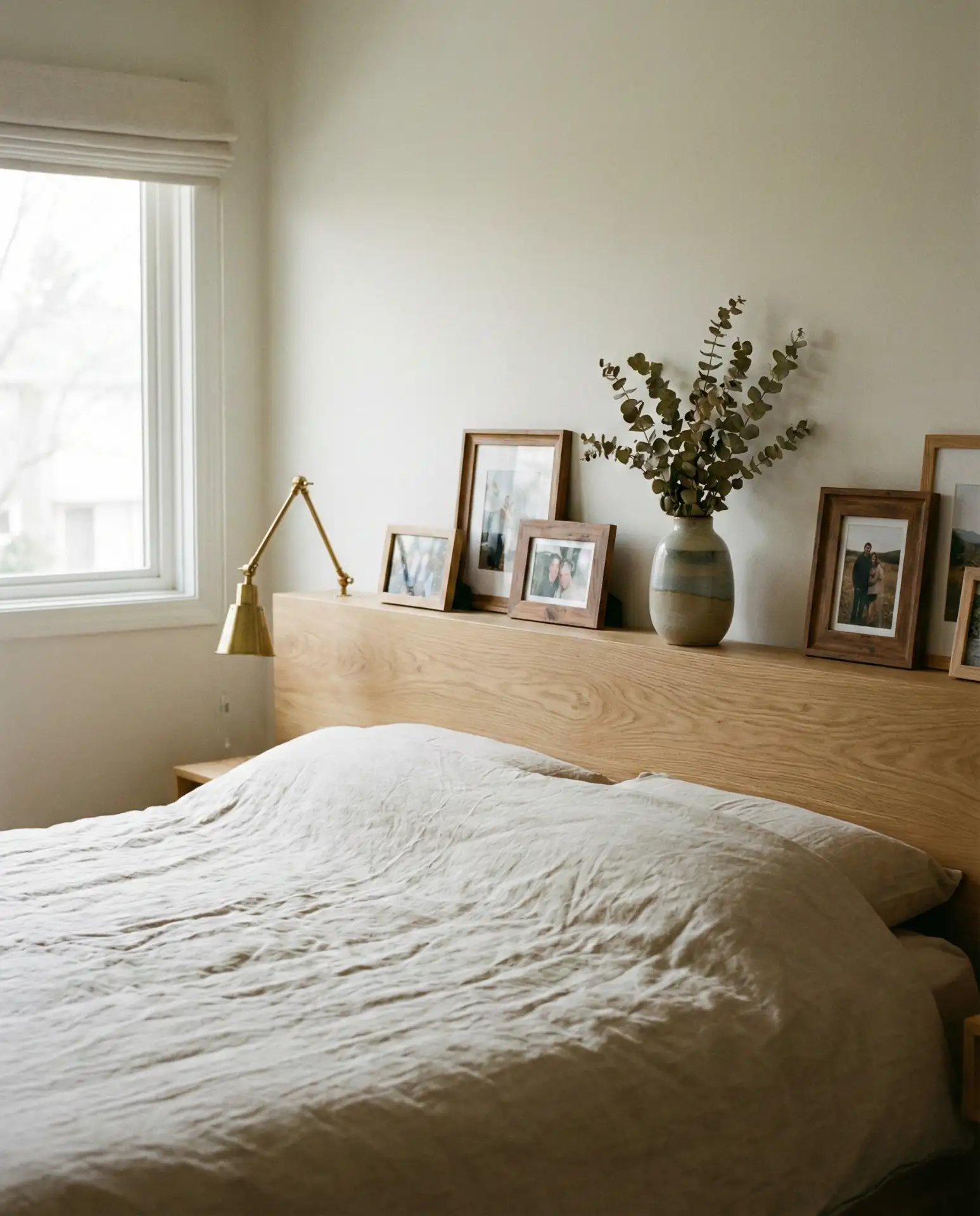 Floating Shelves Above the Headboard 2