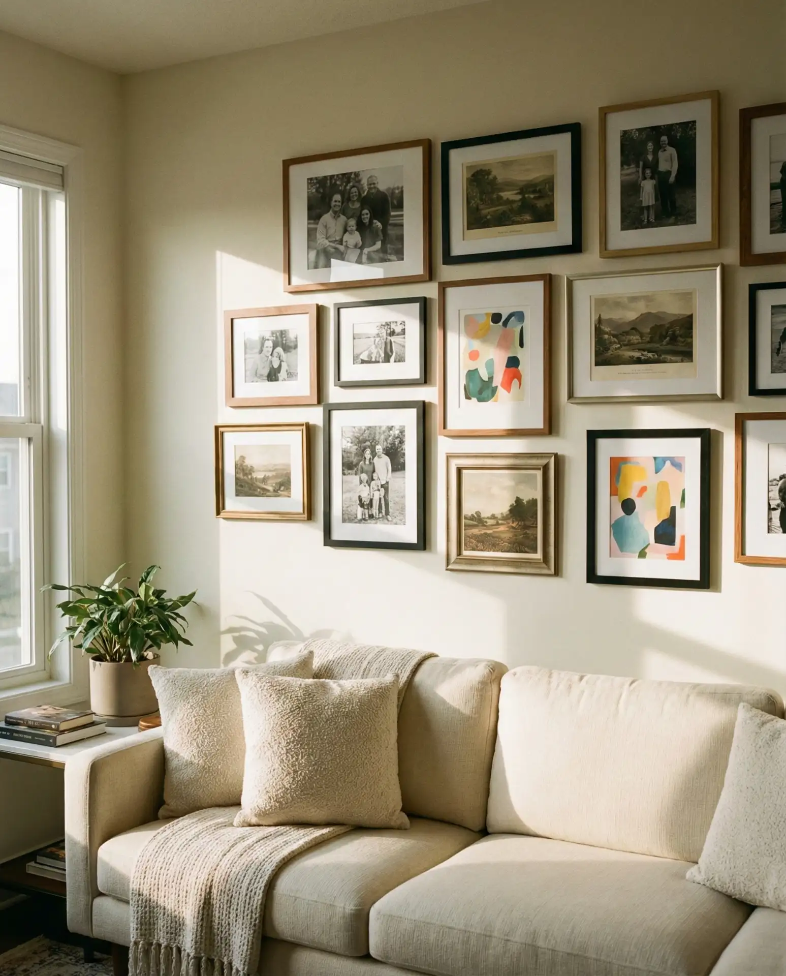 Gallery Wall in the Living Room 2