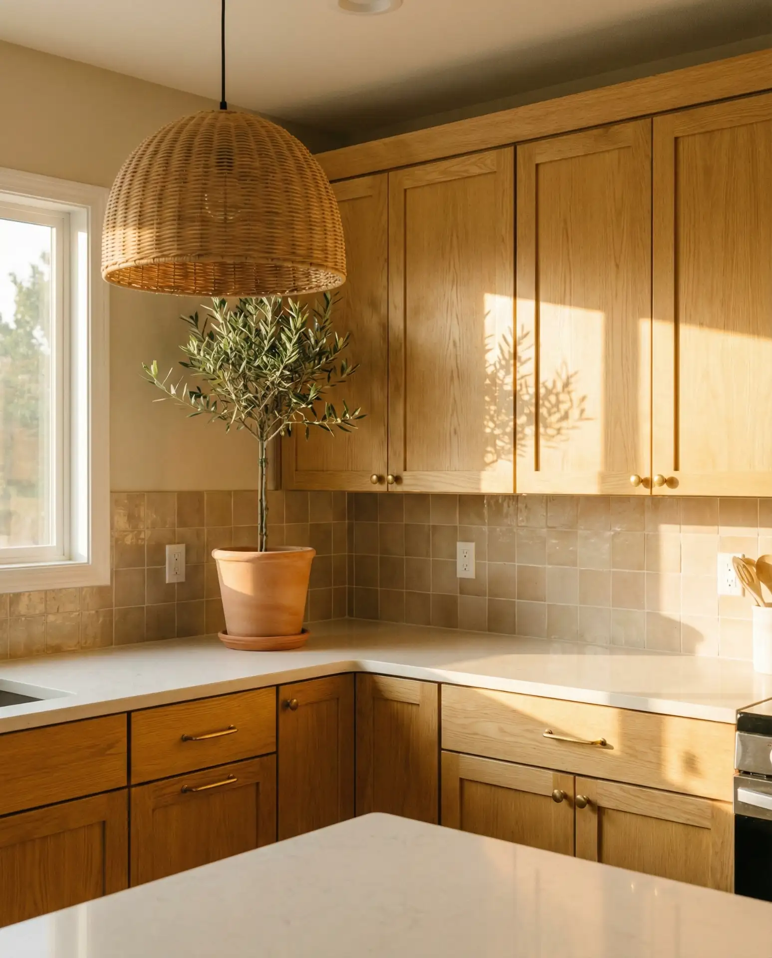 Golden Oak with Warm Neutrals 2