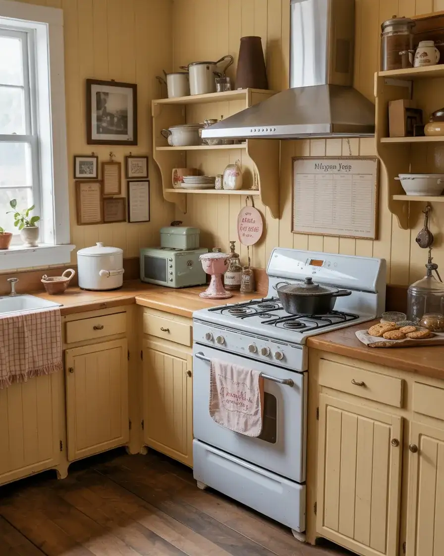 Grandma's Cottage Core Kitchen with Nostalgic Warmth 2