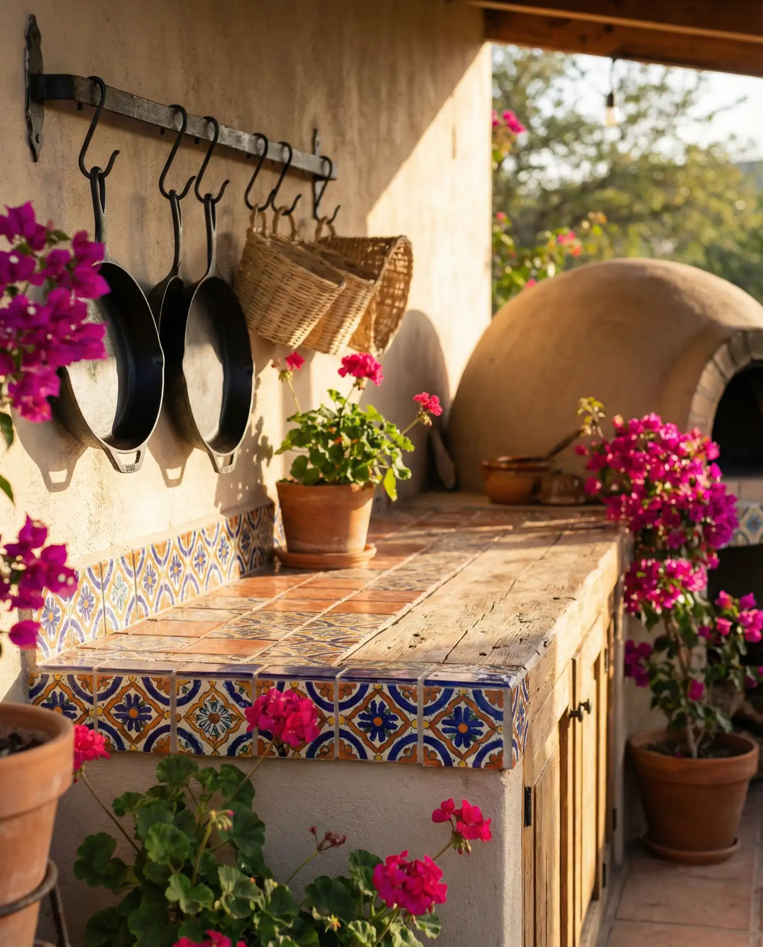 Grill Station with Rustic Mexican Flair 2