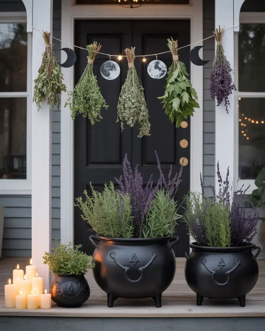 Halloween Witchy Porch With Dark Drama 2