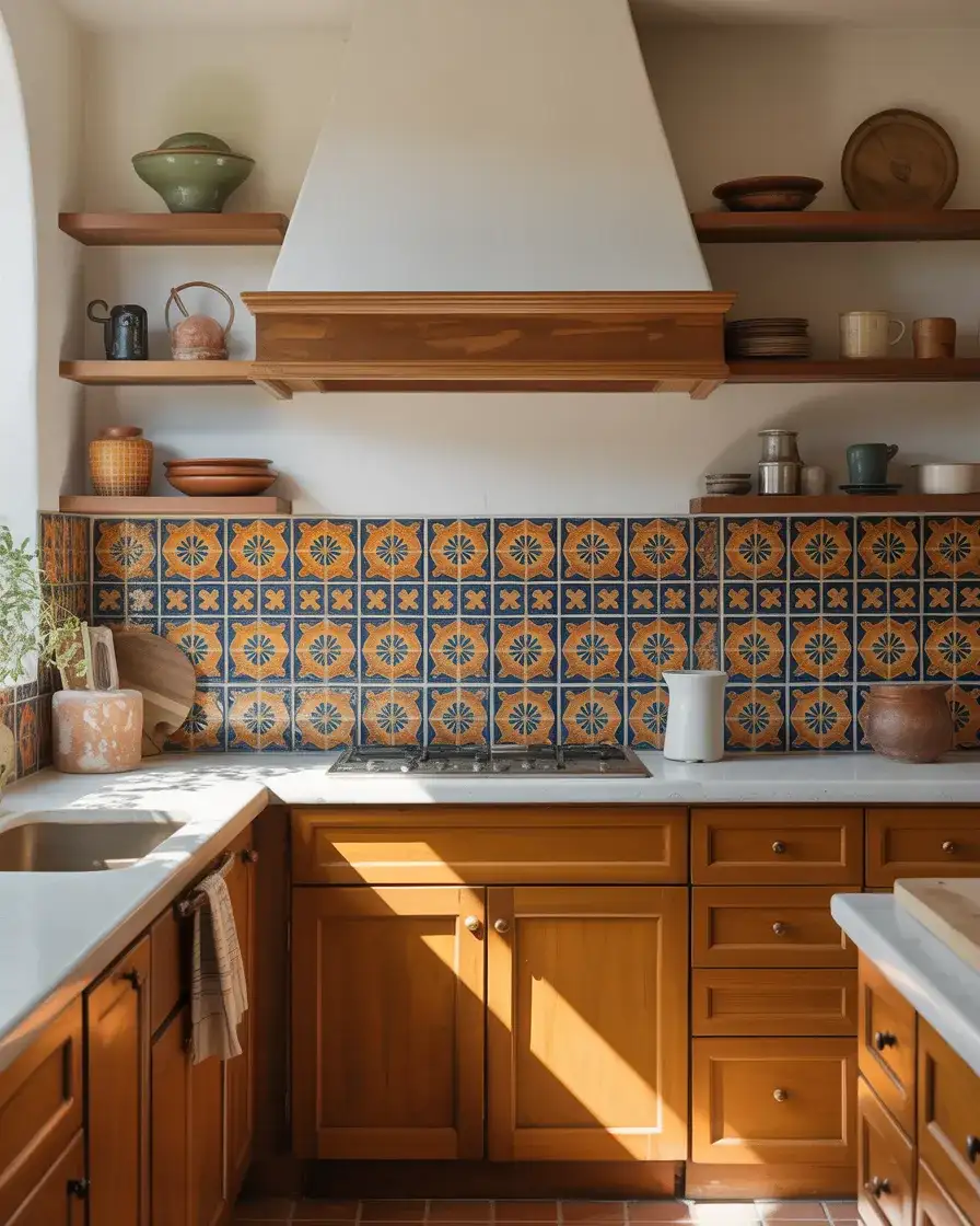 Honey Oak Kitchen Backsplash Ideas 2