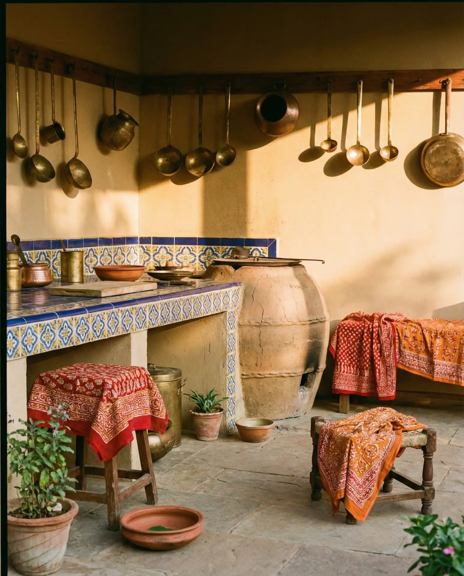 Indian-Inspired Tandoor Courtyard 1