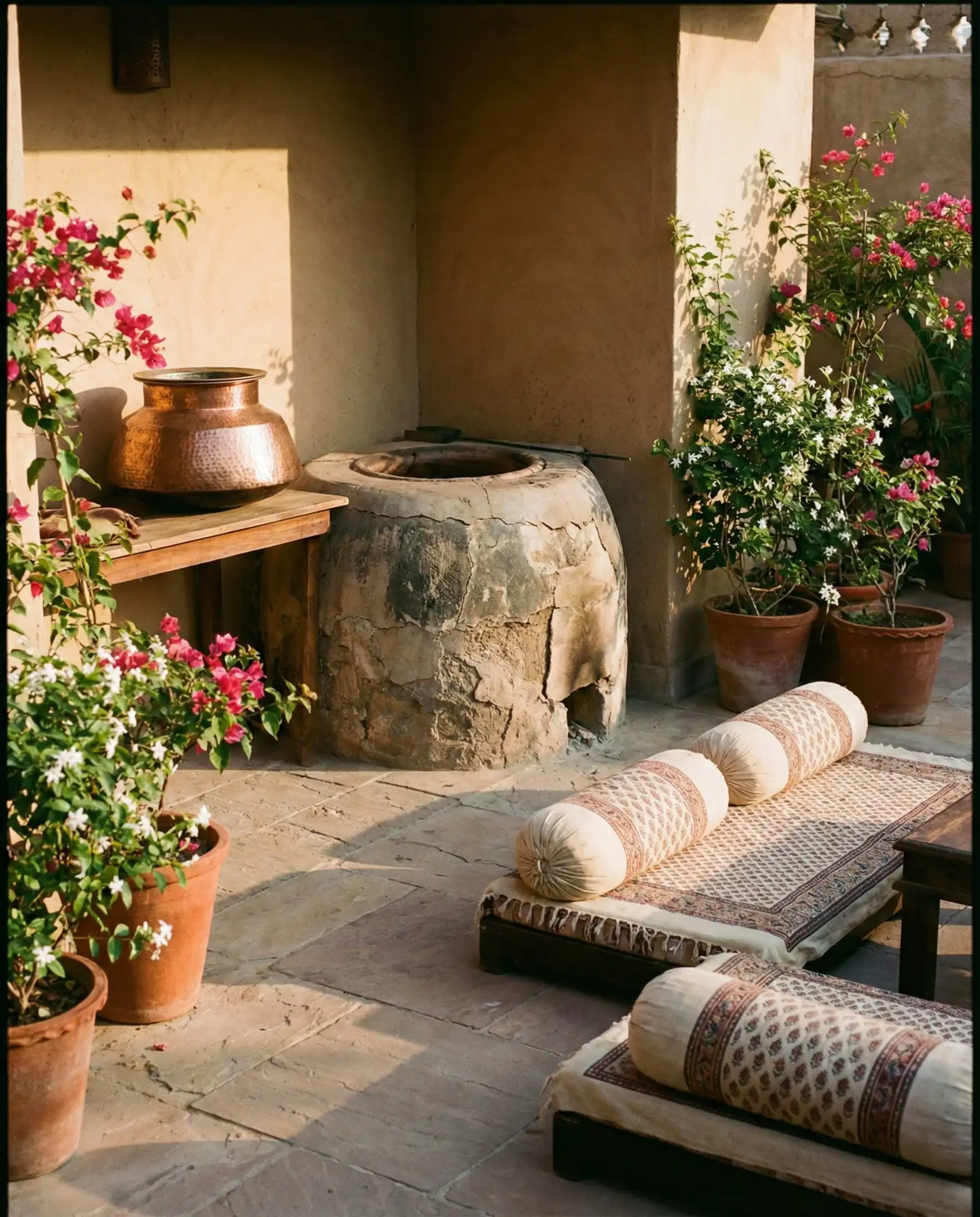 Indian-Inspired Tandoor Courtyard 2