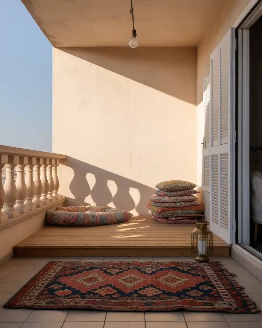 Indian Simple Corner Seating with Floor Cushions 2