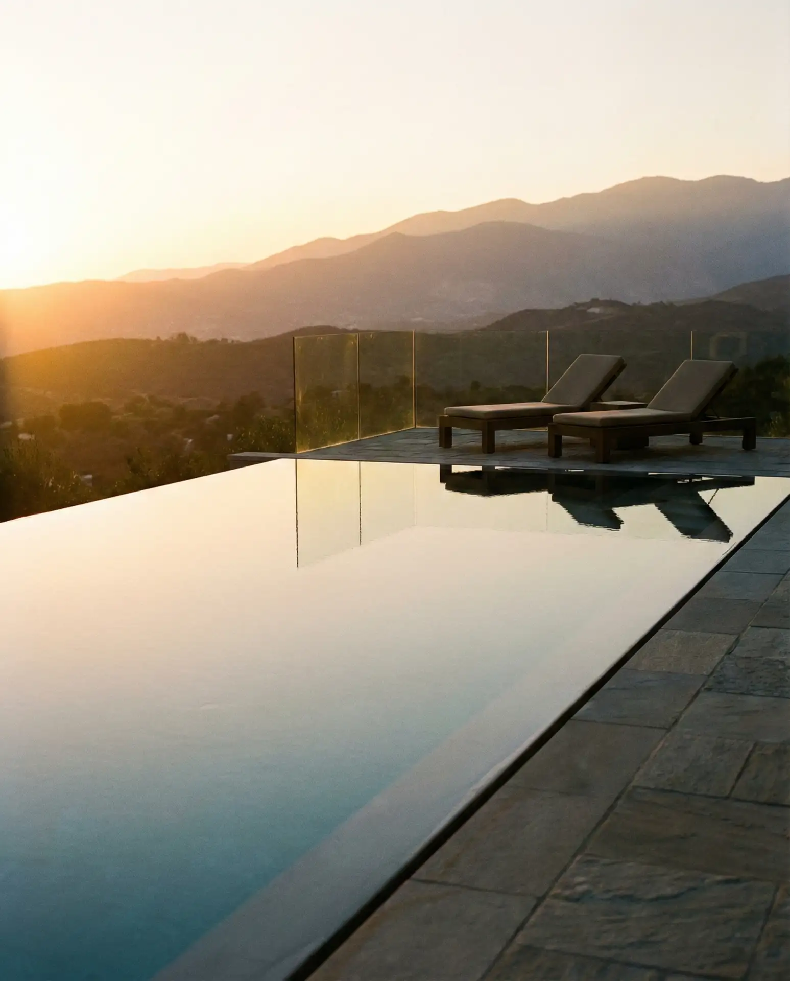 Infinity Edge Pool Overlooking Hills 1