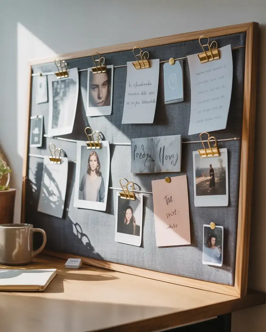 Inspiration Board Above the Desk 2