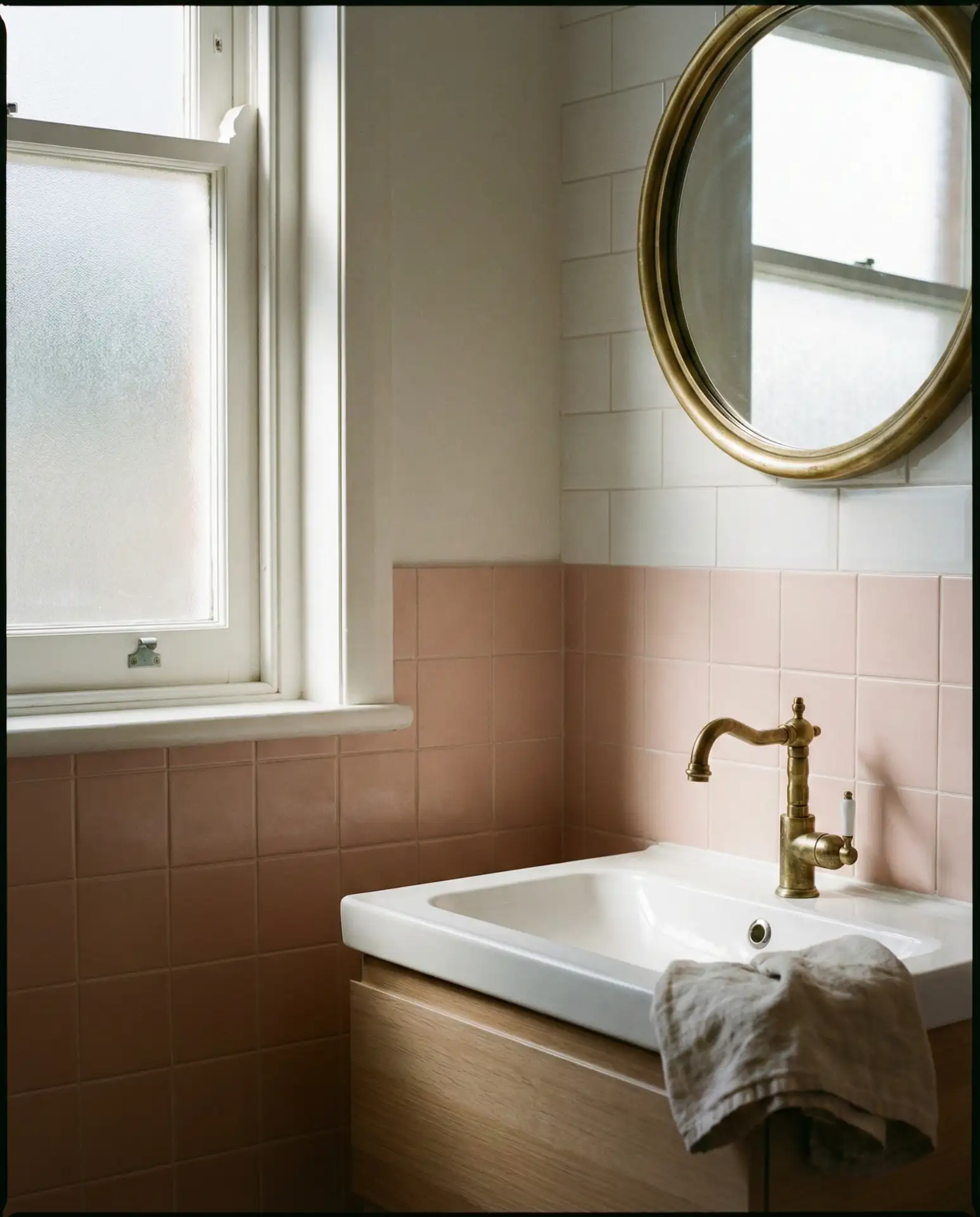 Inspo for Pink and Brass Bathroom 2