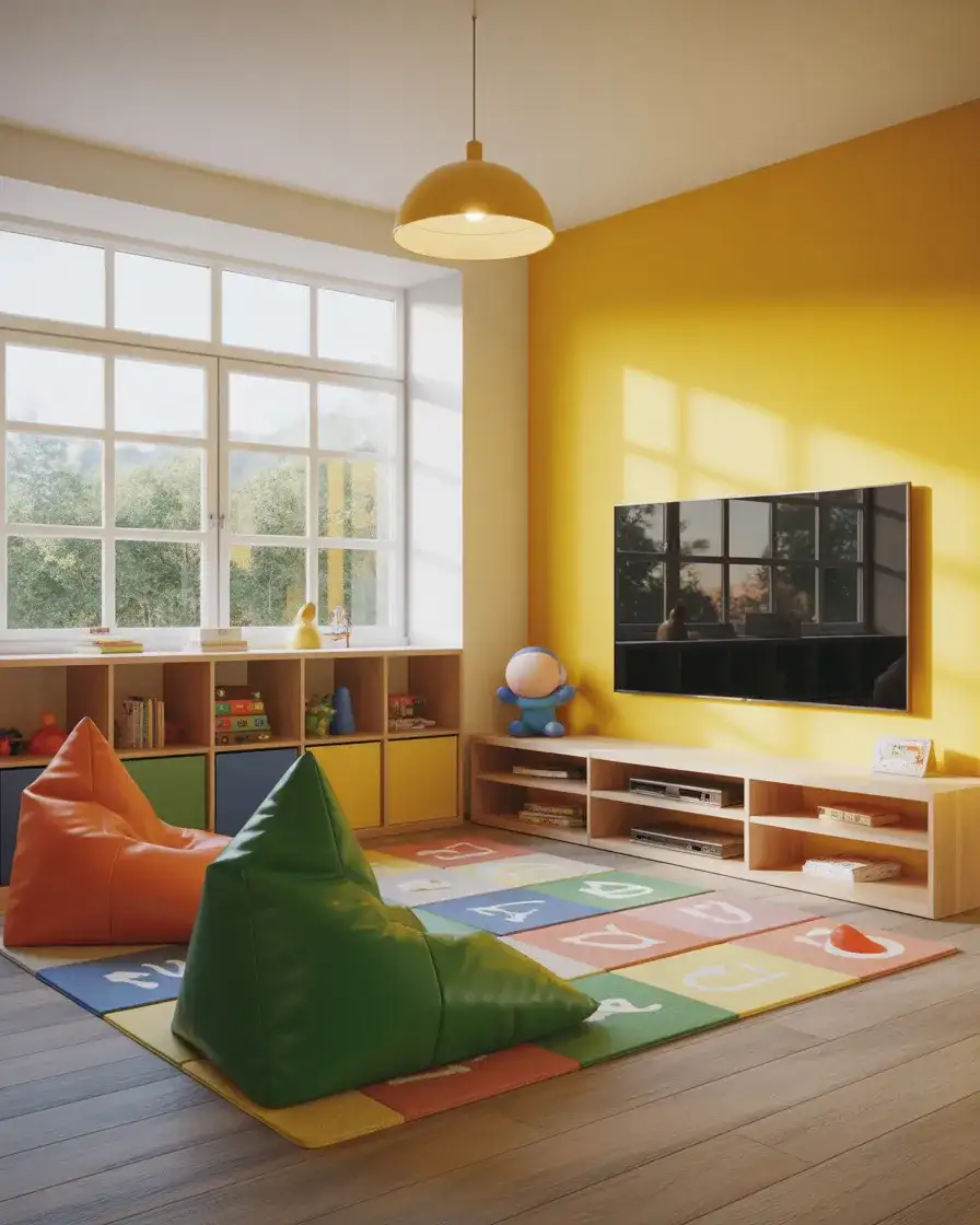 Kids' Colorful Gaming Room 2