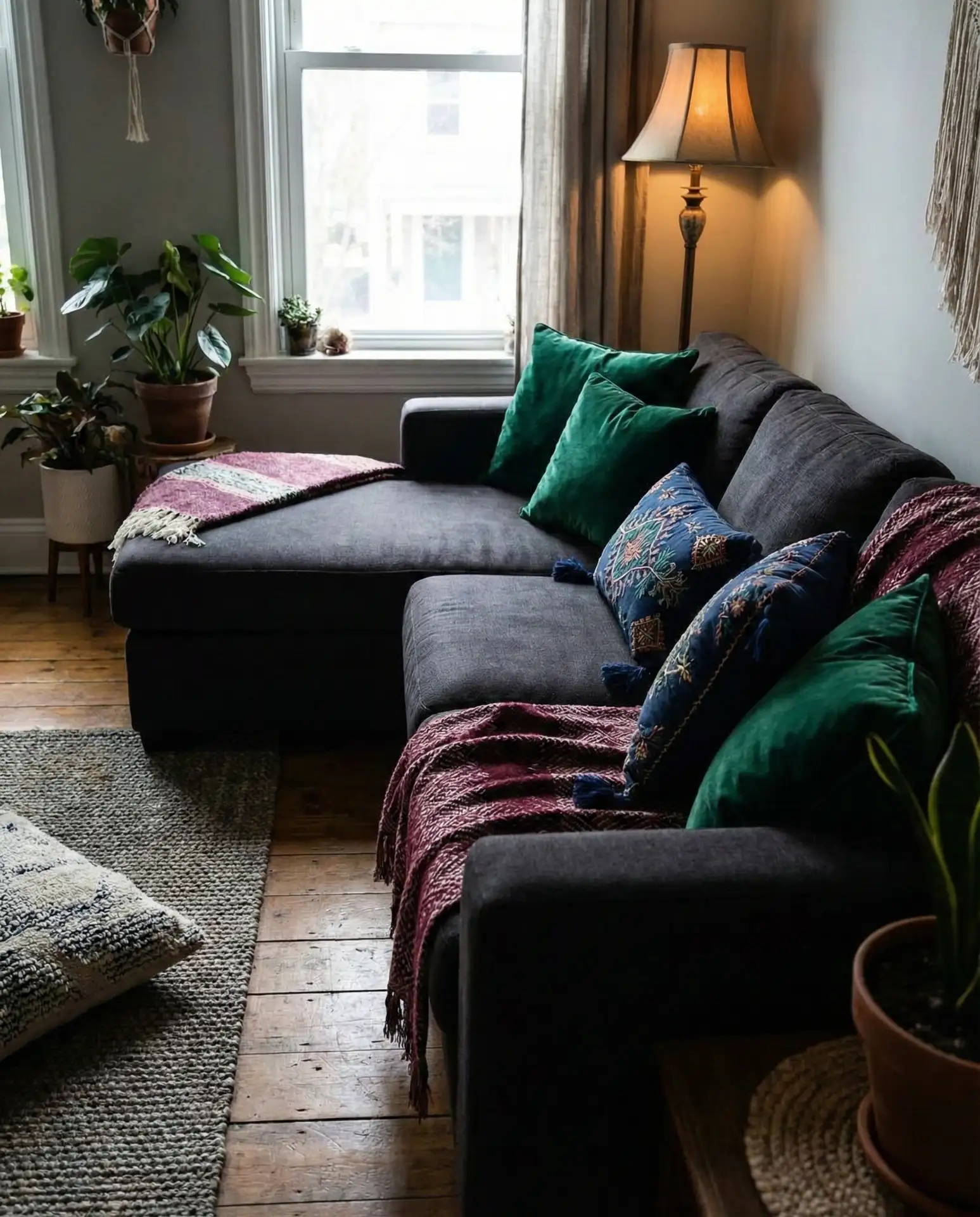 Layered Textiles with Deep Jewel Tones 2