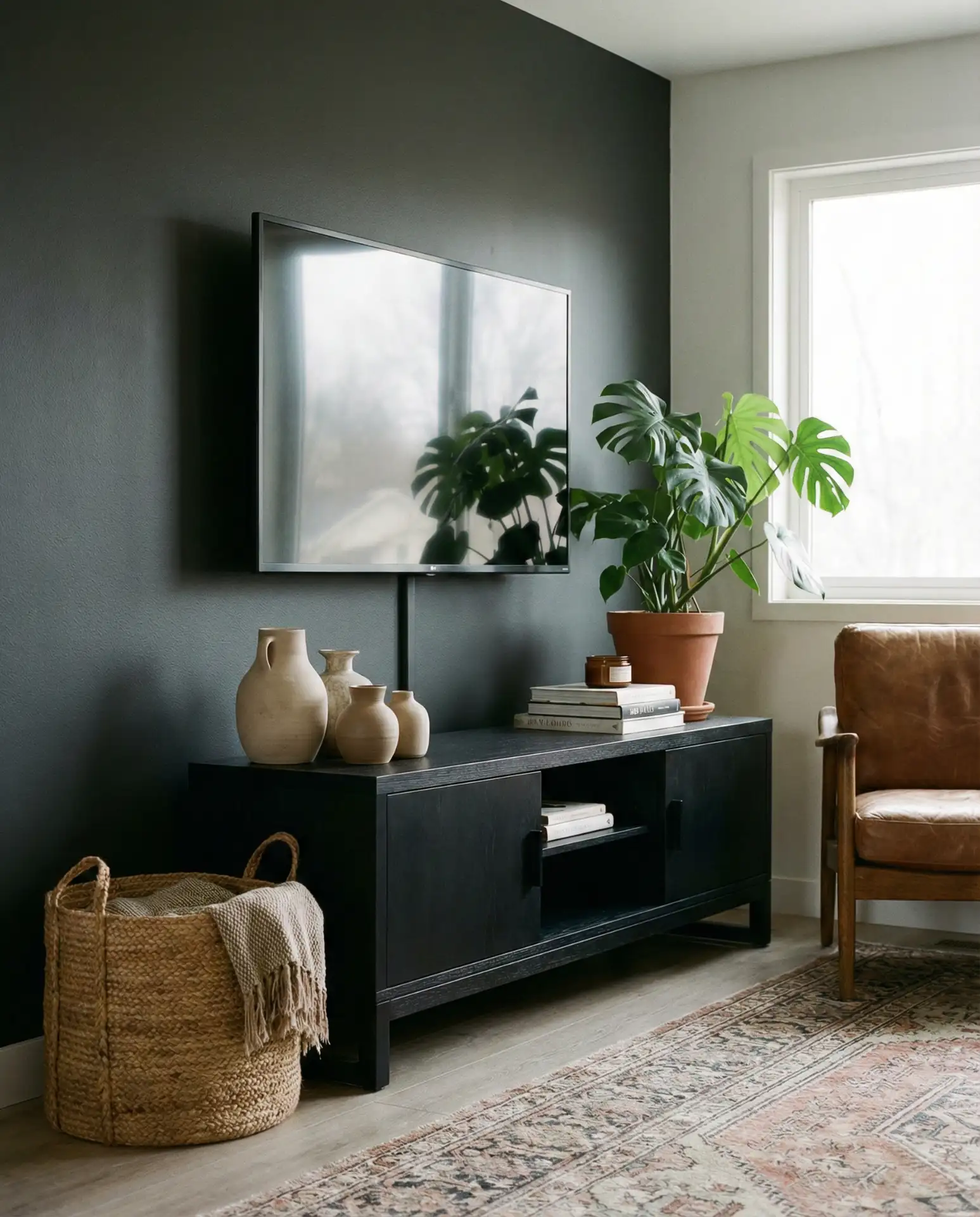 Low-Profile Media Console for TV 1