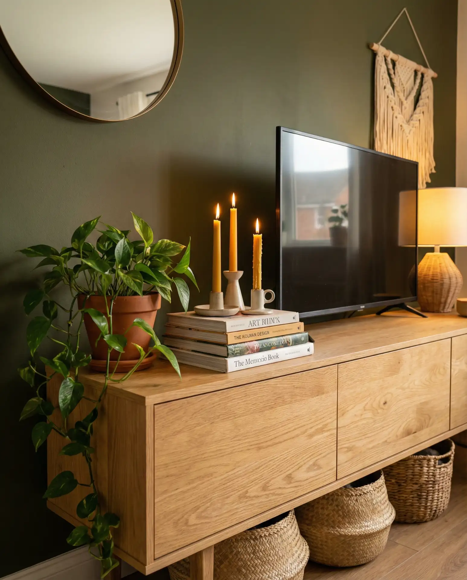 Low-Profile Media Console for TV 2