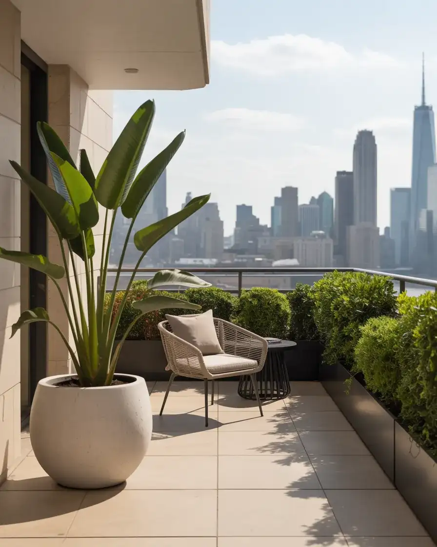 Luxury Apartment Ideas with Designer Planters 1